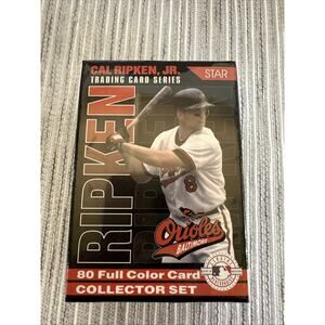 Cal Ripken Jr Trading Card Series STAR 80 Cards Collector Set Sealed